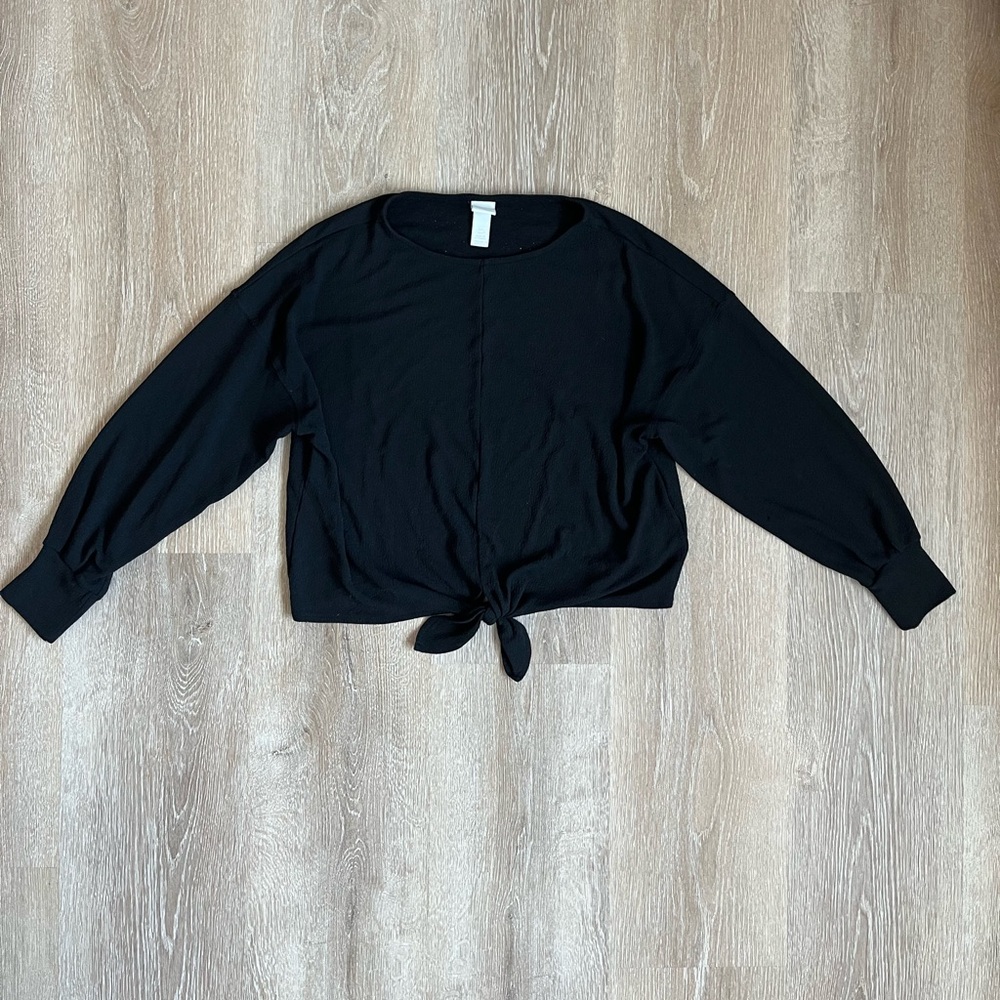 H&M Tie Front Long Sleeve